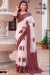 Palak Vol 4 By Kashvi Dull Moss Bandhej Saree 